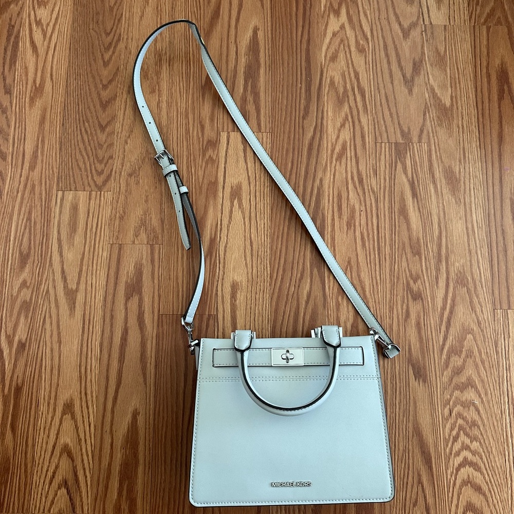 Michael Kors Gray Crossbody Bag with Modern Design